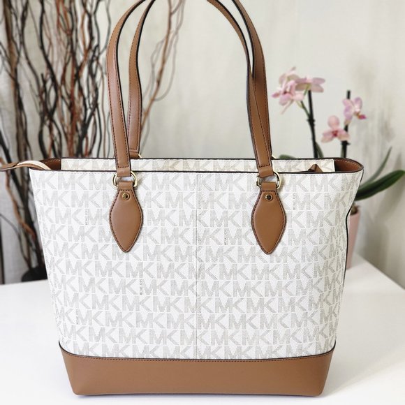 NEW! Michael Kors Beth Large Tote Shoulder Hand Bag Purse - Picture 3 of 11